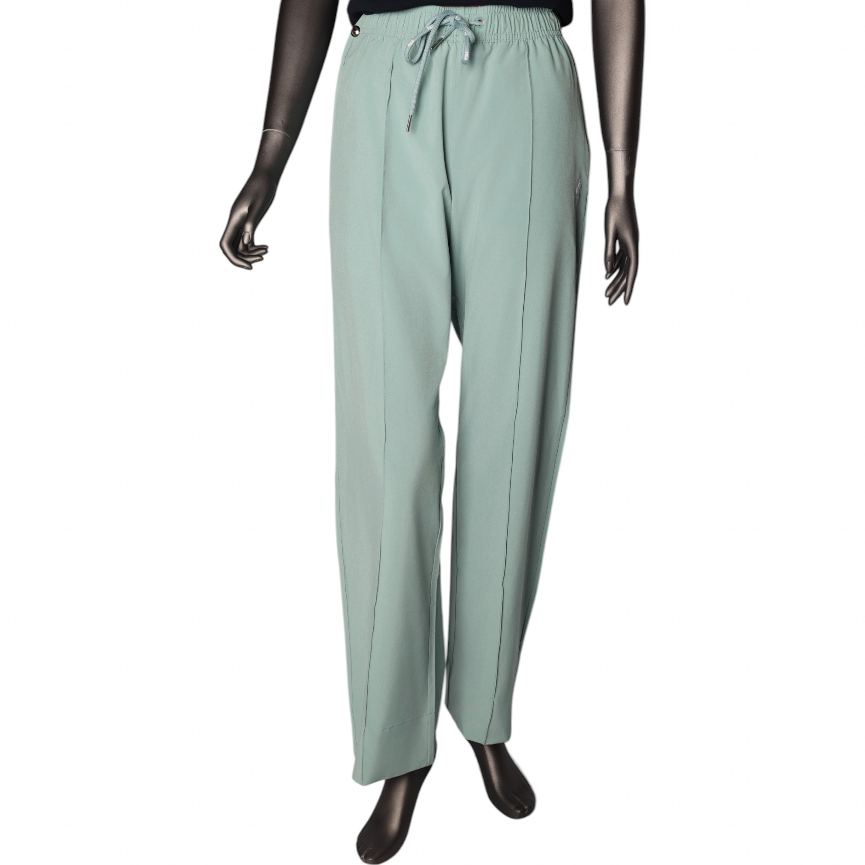 Polo Ladies Track Pants Amara Wide Leg Blue